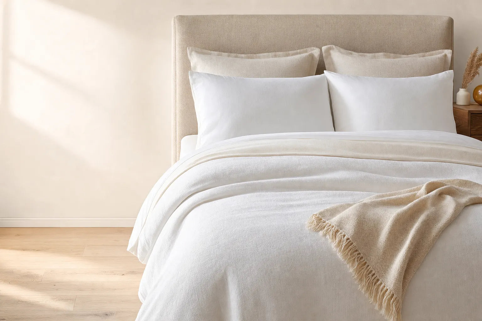 Hotel-Crisp Bed Linens
